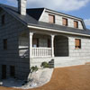 Vvda. unifamiliar en Frades - PVC Roble dorado.